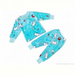 Пижама Kids-modnik КТ3 бірюзовий зірочки