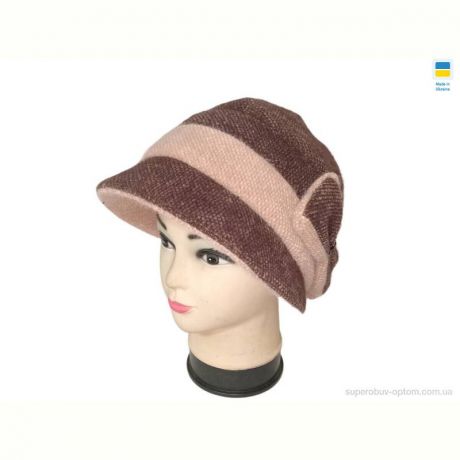 Шляпа Mabi 0552 шоколадно-бежевий