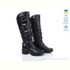 Сапоги Prime-Opt Sofi Stails ВЛАДА 4054 чорна шкіра(39-42)