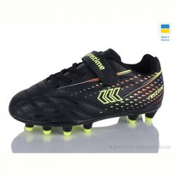 Футбольная обувь Restime DDB26713-2 black-lemon