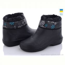 Галоши Vladimir Кредо Укр. 2032-1  черн флис