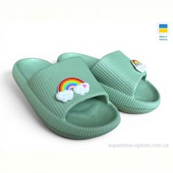 Шлепки Rai shoes 022 оливка