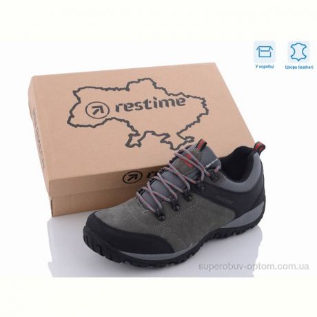 Кроссовки Restime PMB23603 grey_black
