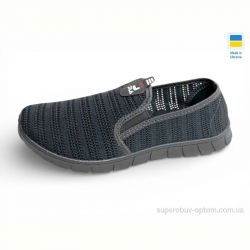 Слипоны Rai shoes 4100 сірий