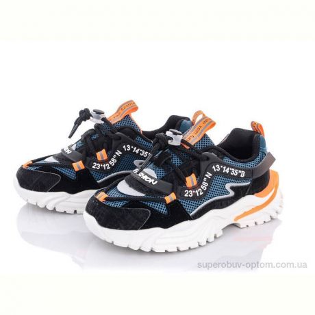 Кроссовки Violeta G14-A2136 black-orange
