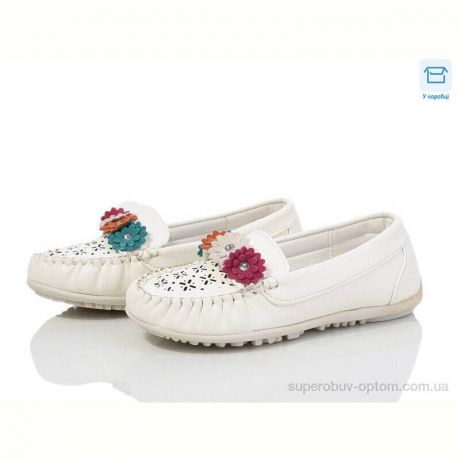 Мокасины DeMur 1214 white