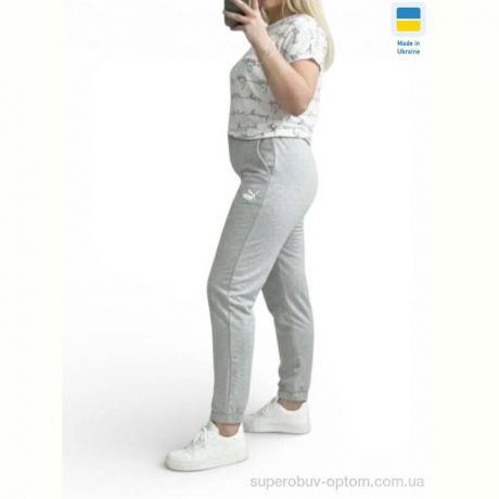 Спортивные брюки Sport style 10055-1PU св.сірий