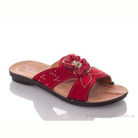 Шлепки DeMur GElena-N2B-red