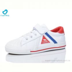 Кеды Comfort-baby 13100 білий-червоний