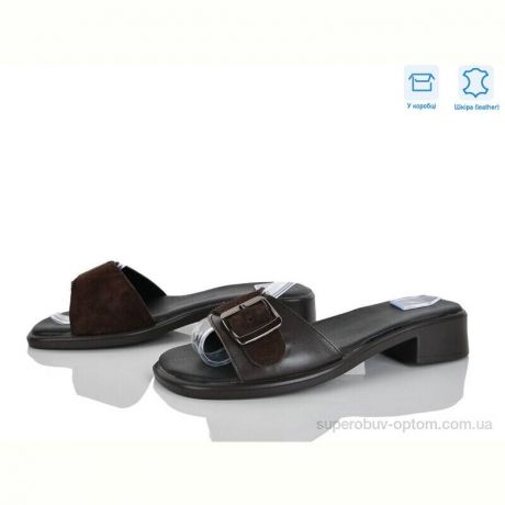 Шлепки G-Aira 003-2 корич.з.к.