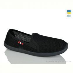 Слипоны Крок Сітка чорна