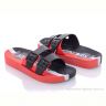 Шлепки Violeta 12329 black-red