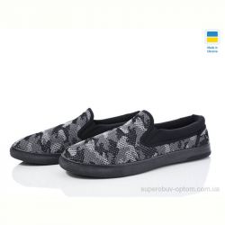 Слипоны Vladimir Крок К222-11 сірий