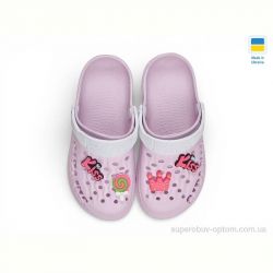 Кроксы Rai shoes 009 рожевий