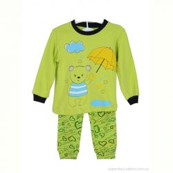 Пижама OL P087 rain of love fistik-yesili