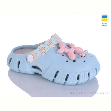 Кроксы DeMur 6012 св.бірюзовий